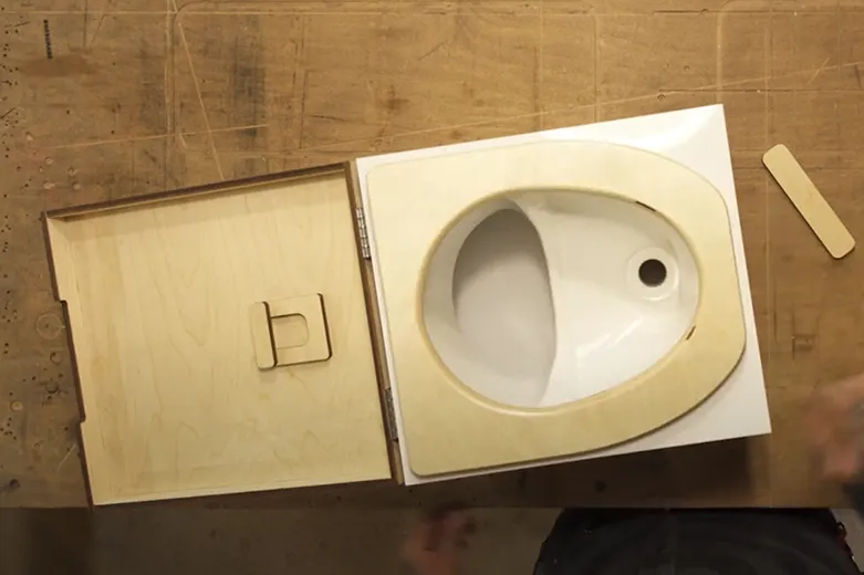 Kildwick MicroLoo Aufbau
